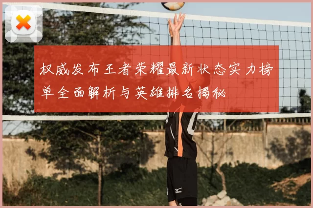 权威发布王者荣耀最新状态实力榜单全面解析与英雄排名揭秘